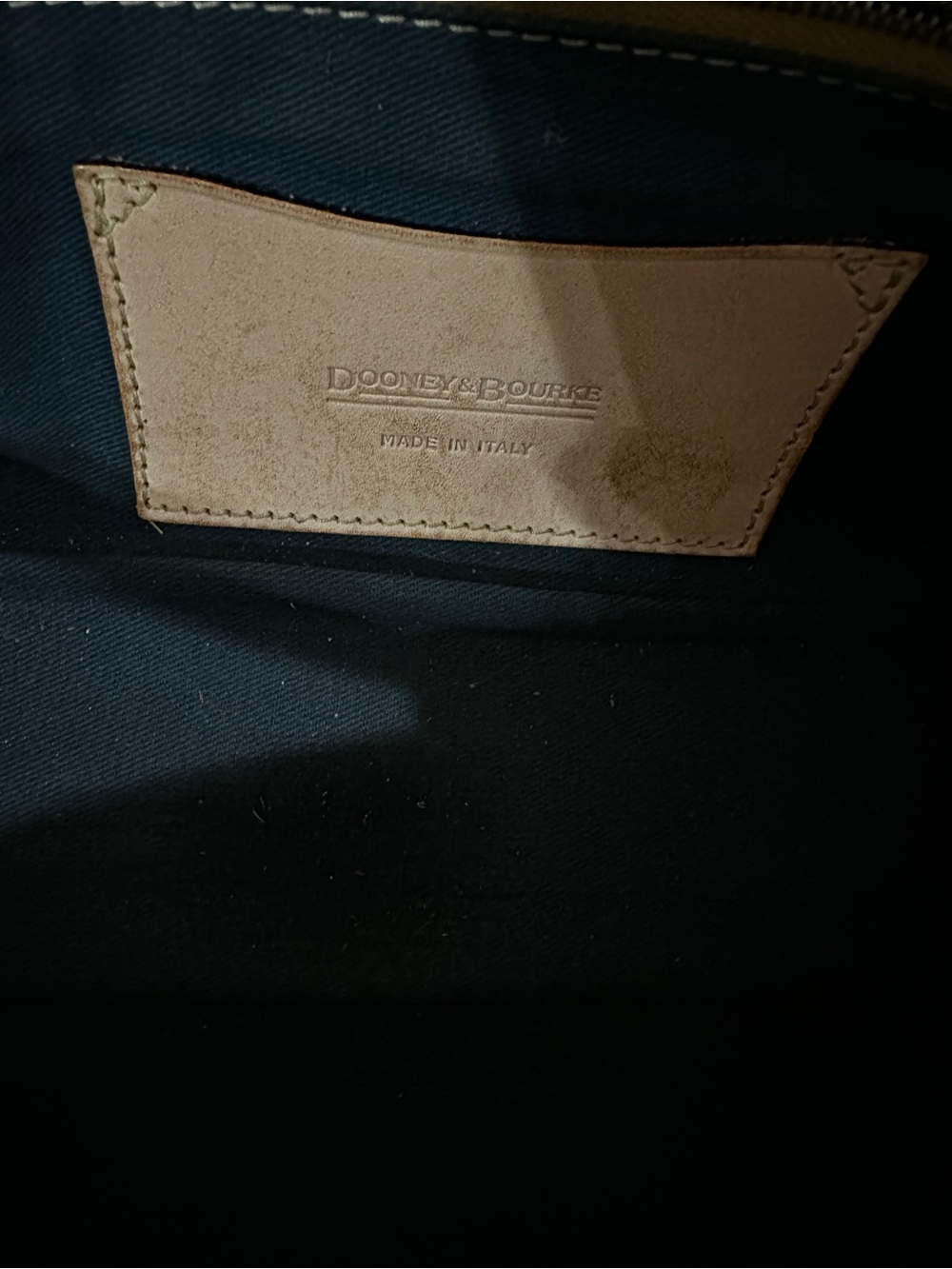 Dooney and Bourke Leather Top-Handle Satchel in Brown vintage w/leather wallet - Picture 8 of 8